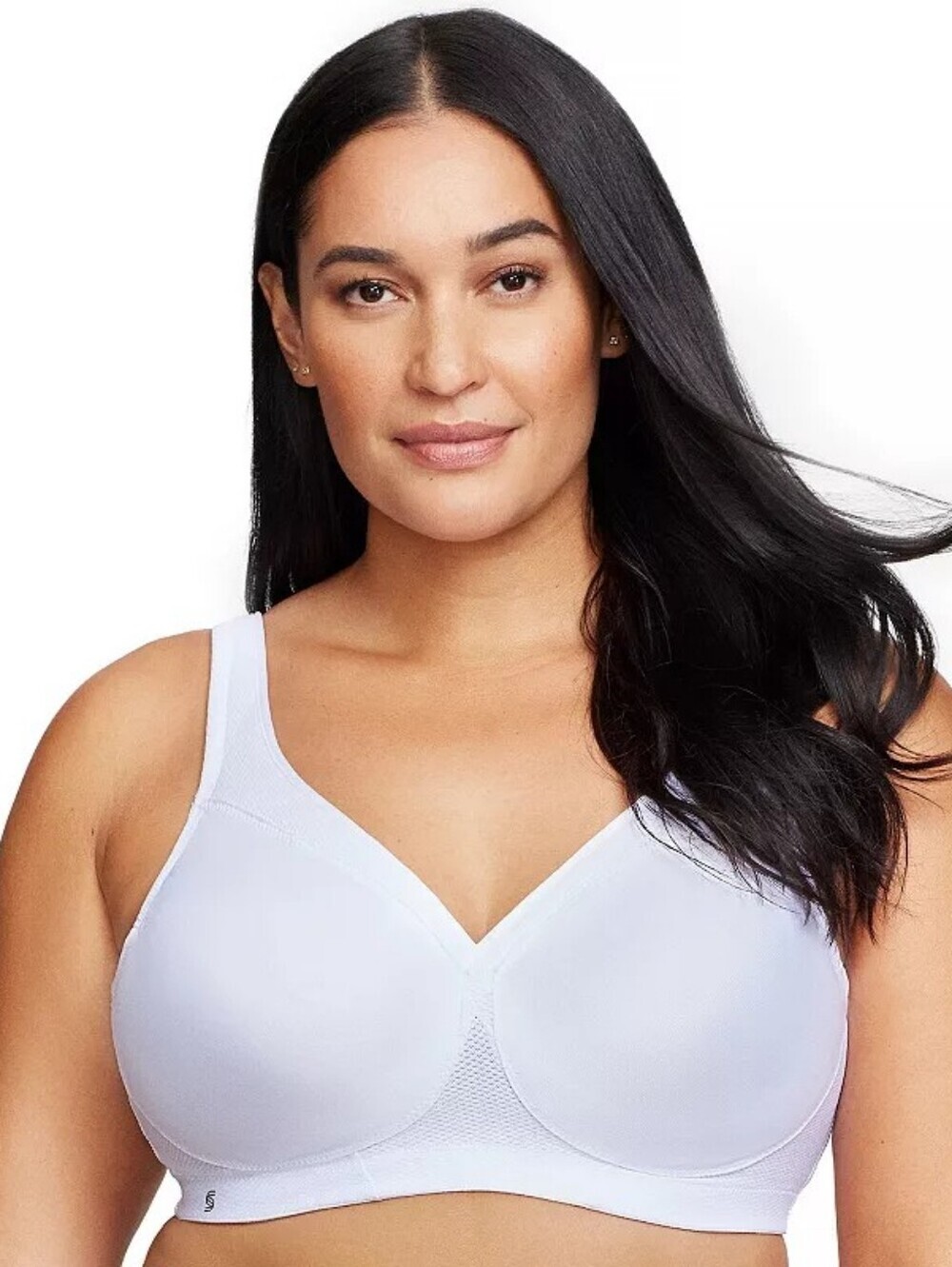 Glamorise MagicLift Seamless Wirefree Sport Bra White - 36DD